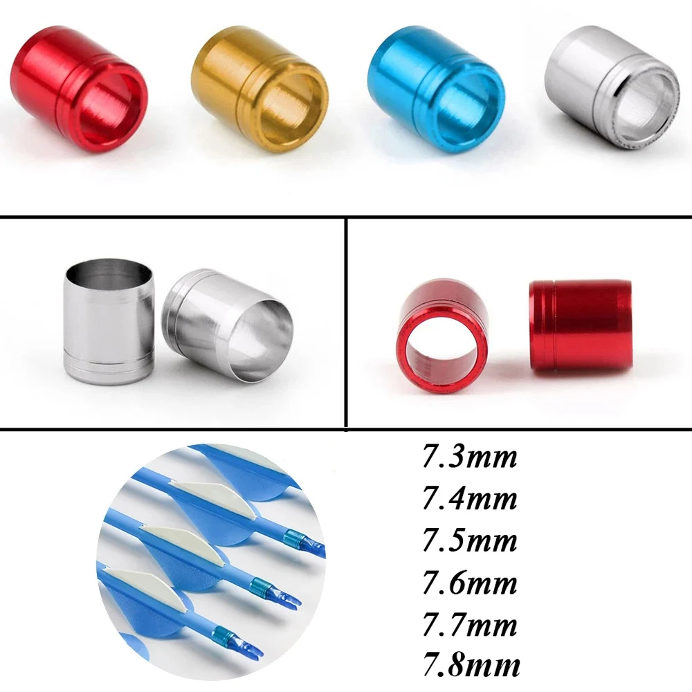 12pcs Archery Explosion-proof Ring For 7.6mm Shaft Arrow Protect Accessories 