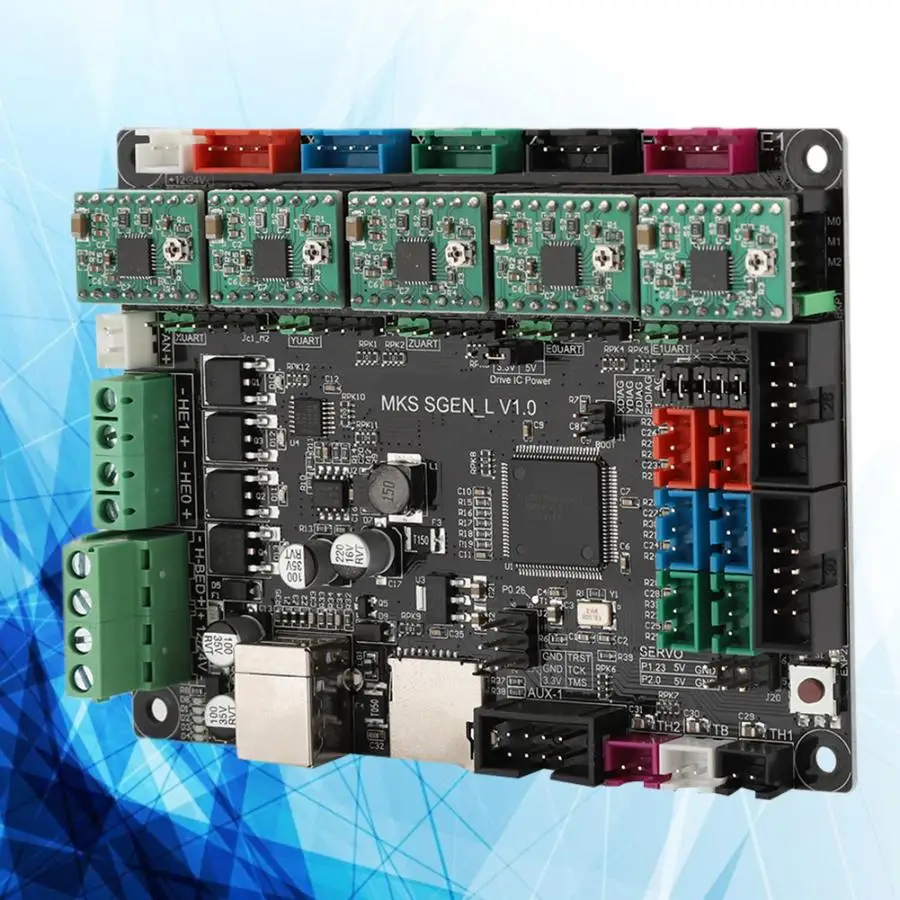 3d принтер материнская плата Запчасти для MKS SGen-L+ A4988 привод комплект для Kossel/Ultimaker медь 3d принтер s части