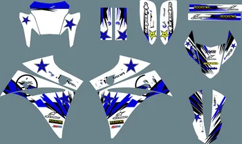 

Full set of Graphics Decals kits free Customized Numbers Names Motorcycle 3M Stickers For YAMAHA XT660R XTR660 660XTR XT660 R