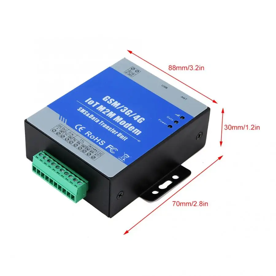 D223 GSM/GPRS RS485 последовательный порт для GPRS IOT M2M модем Прозрачная передача сообщений SMS DTU 100-240 В