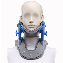 Heating Neck Cervical Traction Adjustable Neck Spine Stretching Collar Medical Correction Massager Support Brace Pain Relief