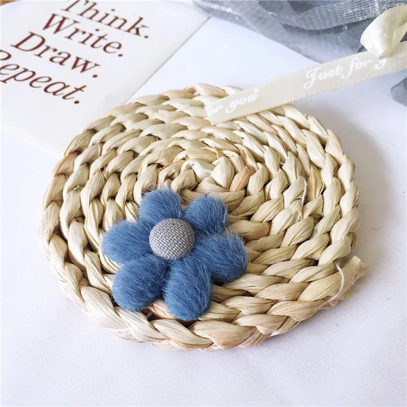 15 шт. имитативные лепестки волос норки DIY Одежда обувь и сумка для шляп аксессуары шина материал яркий цвет