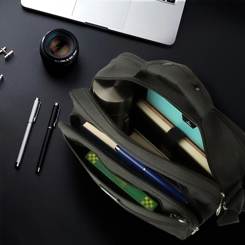 GREATOP Multi-Packet Business Men Messenger Bag Oxford Waterproof  Male Shoulder Bags Travel Crossbody Bags Men Handbag Y0027