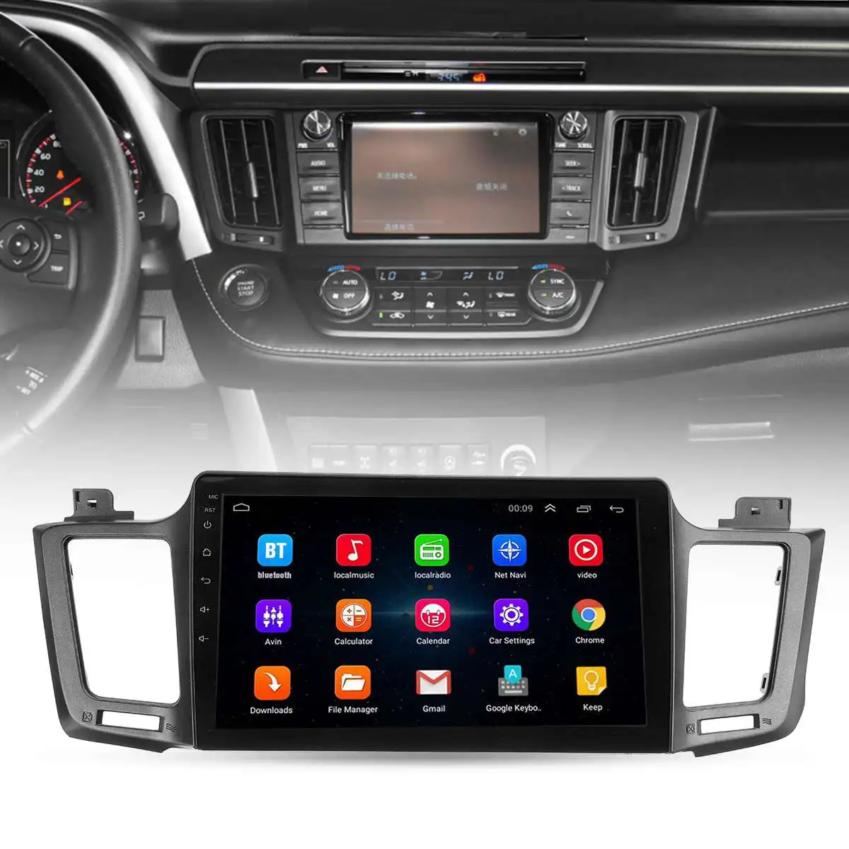 Excellent NEW 10.1 inch Car Radio Multimedia Video Player Navigation GPS WiFi blue-tooth Android 8.1 8 Core For Toyota RAV4 2013-2017 4 Excellent NEW 10.1 inch Car Radio Multimedia Video Player Navigation GPS WiFi blue-tooth Android 8.1 8 Core For Toyota RAV4 2013-2017 4