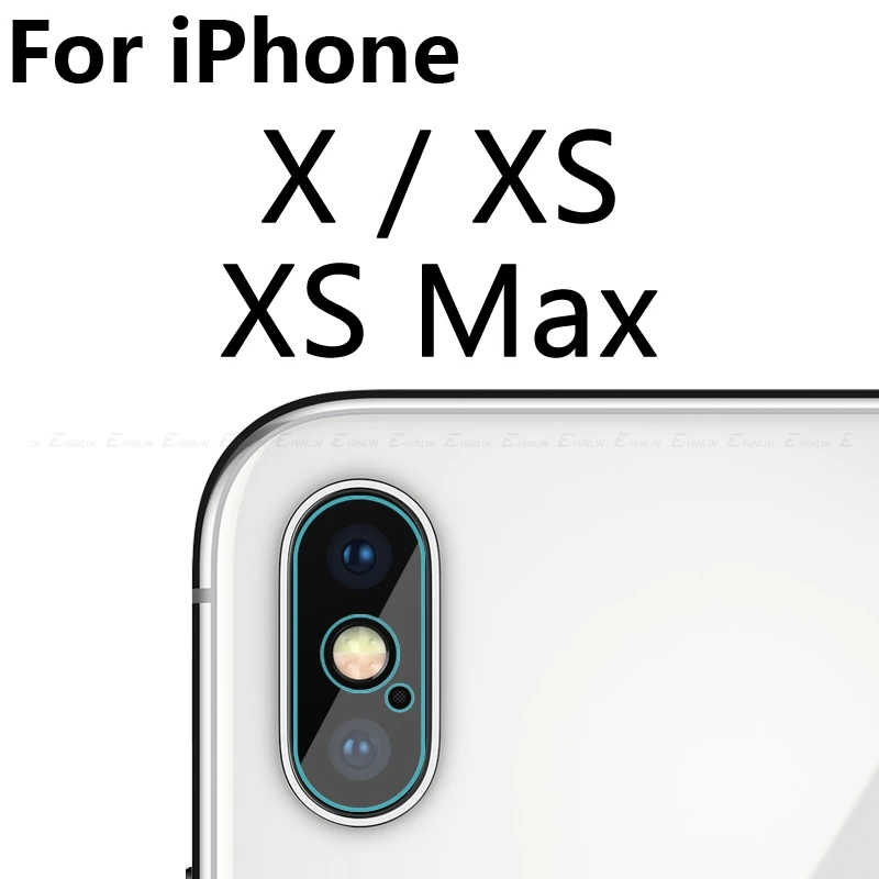 For iPhone X or XS Защитная пленка для объектива камеры для iPhone 11 Pro XS Max XR X 8 7 Plus samsung Galaxy Note 10 5G 9 S10 S10e S9 из закаленного стекла - Цвет: For iPhone X or XS