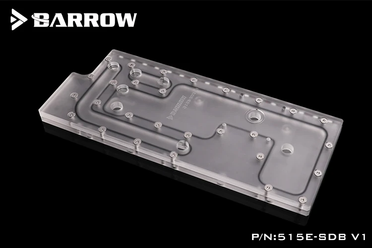 Барроу водяного охлаждения водный блок для Phanteks 515ETG компьютерный чехол LRC rgb 2,0 5V ROG STRIX Z370-F GAMING 515E-SDB V1