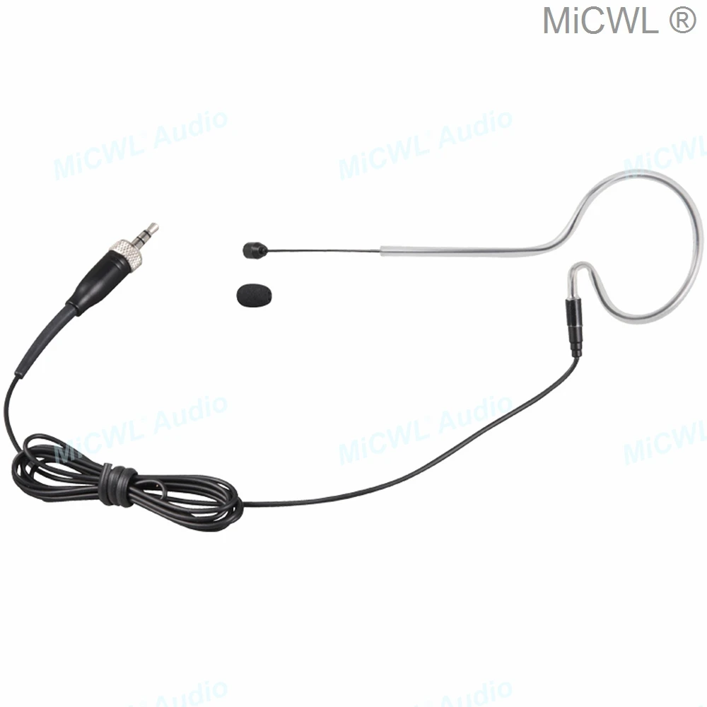 Micwl Di Alta Qualità Ear Singolo Cuffie Con Microfono Per Sennheiser Ew100 Ew300 Ew500 Sk100 G2 G3 G4 Testa Wireless Microfoni Se02