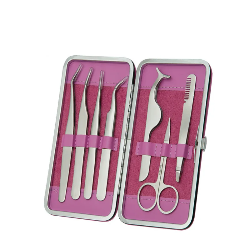 Beauty Salon Grafting Planting Eyelash Precision Only Tweezer Set Whole Set Beauty Tool Graft Eyelashes Useful Product