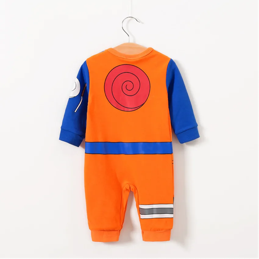 Naruto Costumes Baby Boy Clothes Newborn Rompers 100% Cotton Infant Jumpsuits One Piece Cartoon New born Clothing Baby Outfits