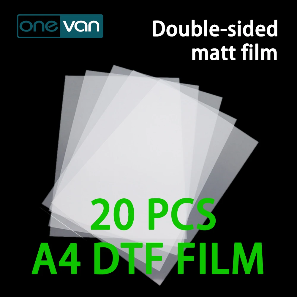 엡손 L800 L805 L8058 L18058 프린터 용 20PCS A4 PET 필름 후드 청바지 dtf 프린터 용 직접 인쇄 필름 및 전송 인쇄