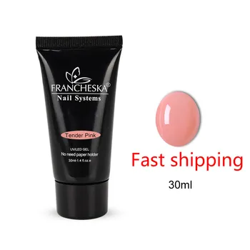 

1PC Quick Dry Nail Extension Gel UV Phototherapy Crystal Waterproof Glue Women Fashion Nail Art Cosmetic Accessories 30ml TSLM1