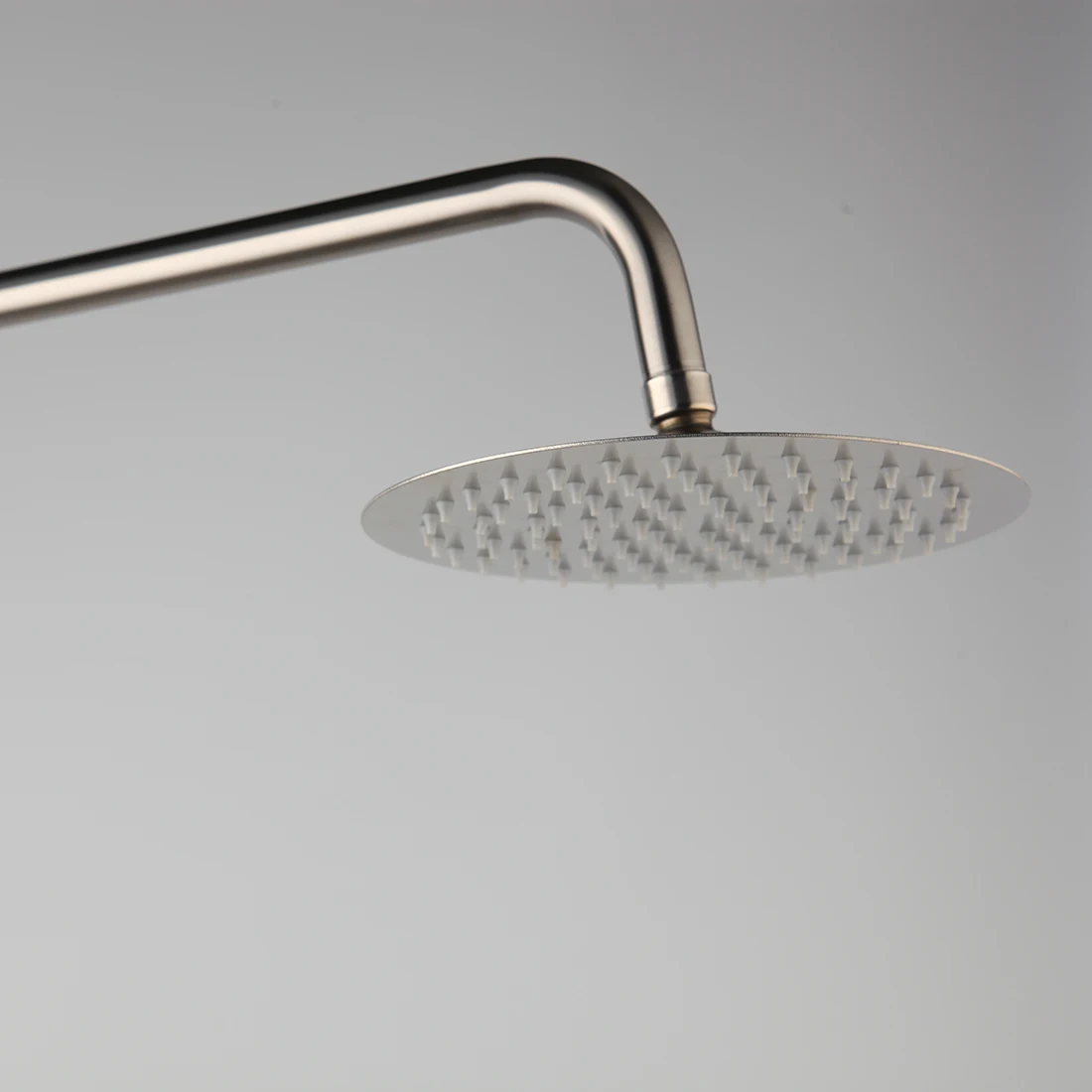 Bathroom Rainfall Shower Head faucet Brass Round Shape 8-inch Rain Shower head Hand Shower Bathroom Shower Head Without Arm - Цвет: Brushed Nickel 03
