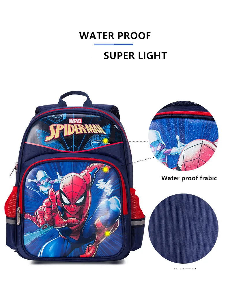 

Disney Marvel new 3D cartoon school bags for boys spider man captain america primary school backpack teenage kids gifts mochilas