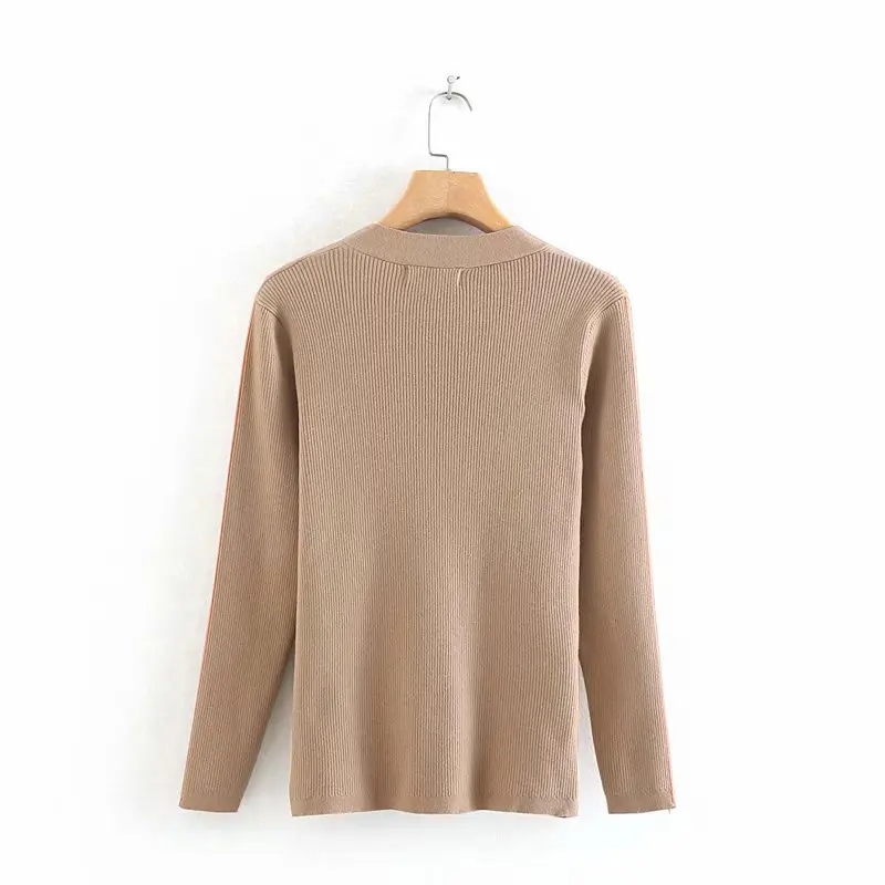 

Sfj1002-Western Style WOMEN'S Dress Autumn And Winter New Style Button Knitted Sweater Cardigan