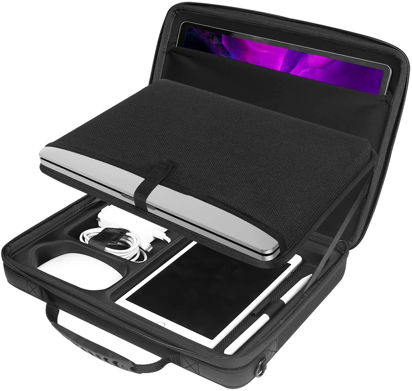 krassen graan excelleren Hard Shell Laptop Case Eva Nylon 3 In 1 Laptop Sleeve Travel Carrying Bag  For Macbook Air Pro 13 13.3 Inch Laptop Case - Laptop Bags & Cases -  AliExpress