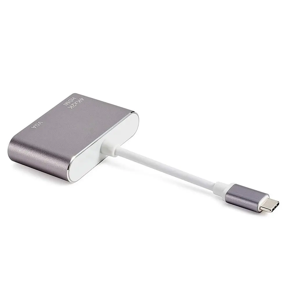 Адаптер USB C к VGA | USB C к HDMI 4K | Thunderbolt 3(USB C type) к VGA HDMI