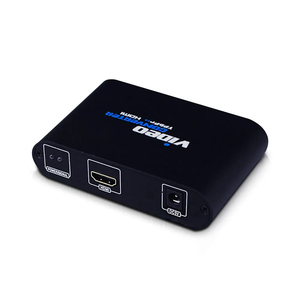 5 RCA Ypbpr компонент к HDMI HDTV Видео Аудио конвертер адаптер 1080P HD Прозрачный HDMI к RGB компонент YPbPr видео и R/L аудио