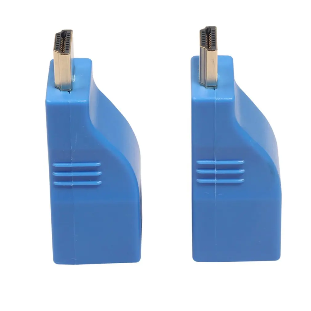 HDMI Extender to RJ45 LAN Network Extension Transmitter Receiver TX RX Cat5e CAT6 Ethernet Cable V1.4 30m 4K HD TV 1080P
