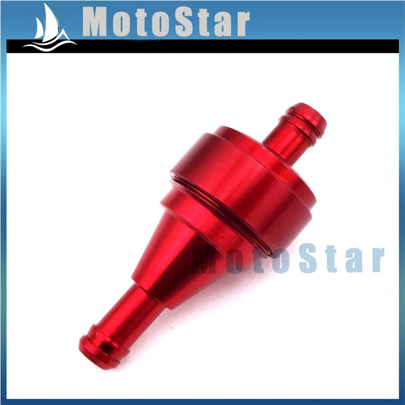 CNC алюминиевый бензиновый газовый топливный фильтр для Pit Dirt Push Trail Bike ATV Quad 4 Wheeler Go Kart моторизованный велосипедный мотоцикл багги