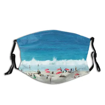 

Beach Reusable Mouth Face Mask with Filter Anti Bacterial Dust Mask Protection Cover Respirator Mouth Muffle
