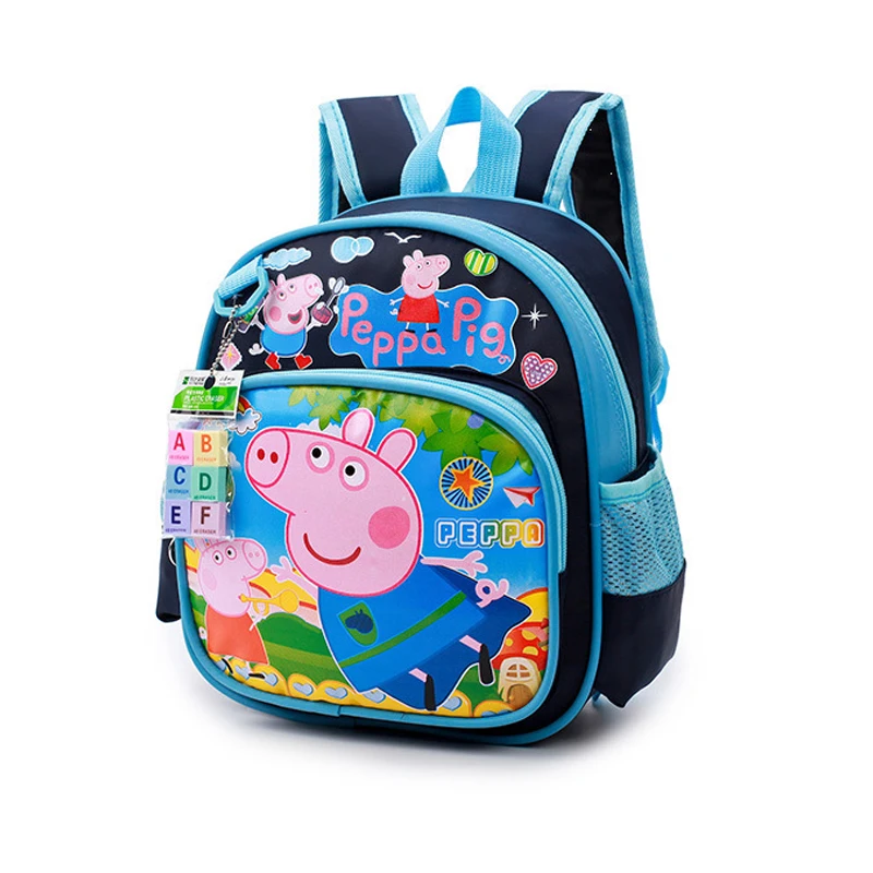 Peppa Игрушка Свинья сумка Джордж Пегги мультфильм фигура Плюшевый Рюкзак Студенческая школьная сумка Дети обучения Образование лучший подарок игрушка