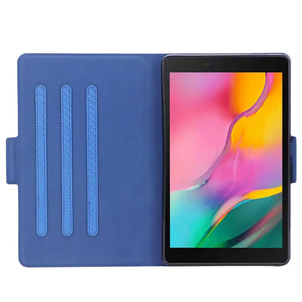 Чехол для планшета для Samsung Galaxy Tab A 8,0 дюймов S-ручка SM-T290 SM-T295 Чехол легкий из искусственной кожи с откидной подставкой противоударный