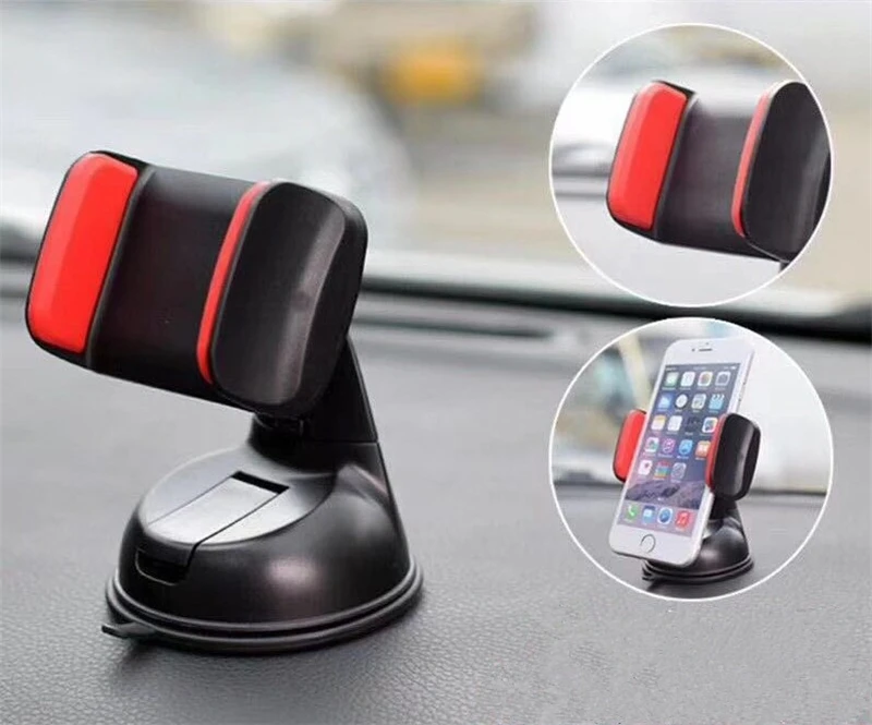 Universal Car Phone Holder Windshield Mount Smartphone Stand Sucker Automobiles Dashboard Cell