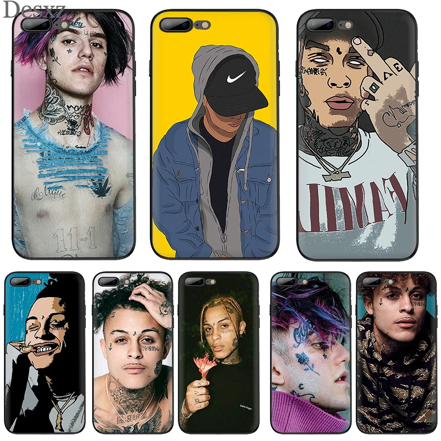 Чехол для мобильного телефона iPhone 11 Pro X XS Max XR 6 6s 7 8 Plus 5 5S SE чехол Lil Skies Peep Красочный
