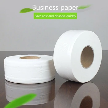 

Pretty Comy 1 Roll Top Quality Jumbo Roll Toilet Paper 3-Layer Native Wood Soft Toilet Paper Pulp Home Rolling Paper