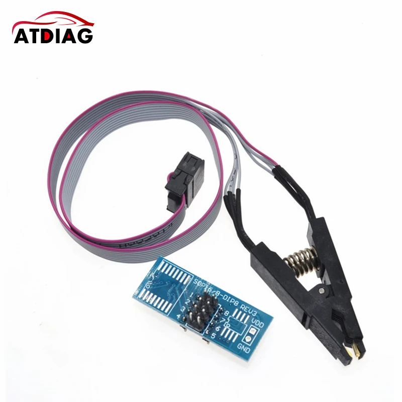 SOIC-8 SOP8 Programmier Adapter BIOS EEPROM IC Test Clip In-Circuit Adapter NEU SOIC-8 SOP8 Programmier Adapter BIOS EEPROM IC Test Clip In-Circuit Adapter NEU
