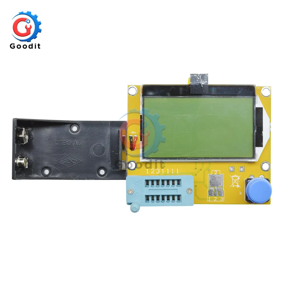 Mega328 LCR-T4 Транзистор тестер Диод Триод Емкость LCR ESR измерительный модуль MOS PNP/NPN M328 MOSFET мультиметр Защита аккумулятора
