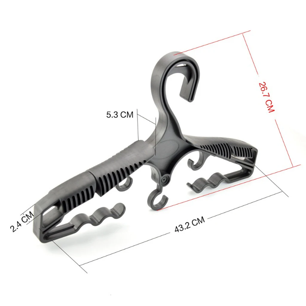 Diving BCD Versatile Multi Hanger Storage Rack Surfing Fast Drying Accessory Scuba Heavy Clothes Hook Hangers