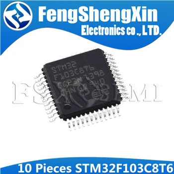 

10pcs/lot New STM32F103C8T6 STM32F103 F103C8T6 32-bit microcontrollers LQFP48