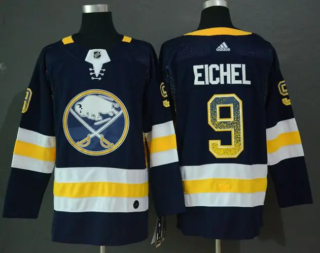 Все сшитые мужские майки Buffalo Jack Eichel Rasmus Dahlin Jeff Skinner