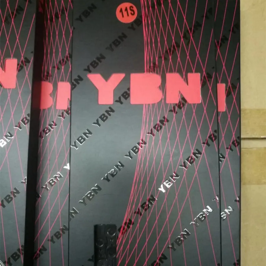 YBN AloBon 11-speed Chain Sla110s2 полностью выдалбливают цепь/шоссе горный велосипед цепь яркое серебро