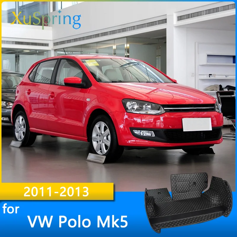 

Car Trunk Mat Cargo Liner For VW Polo Mk5 Hatchback 2011 2012 2013 Rear Tail Durable Boot Cover Protective Styling
