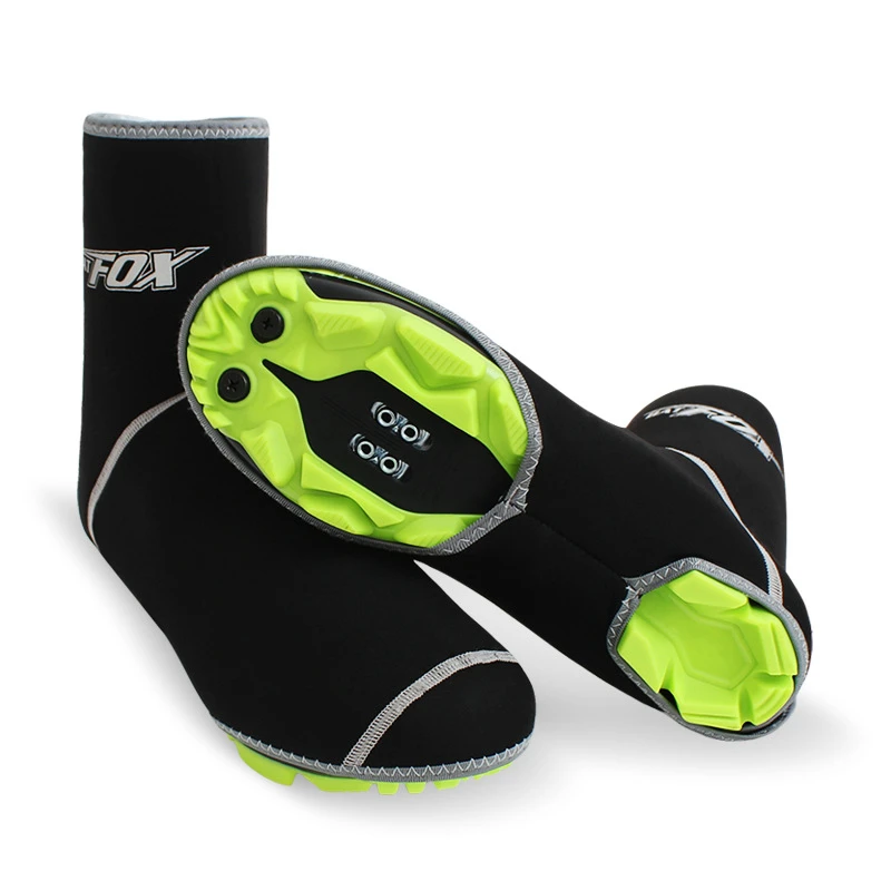 

Thermal MTB Bicycle Shoe Covers Outdoor Nylon Sport Mountain Waterproof Windproof Overshoes Protector Cycling Bike Shoe Covers