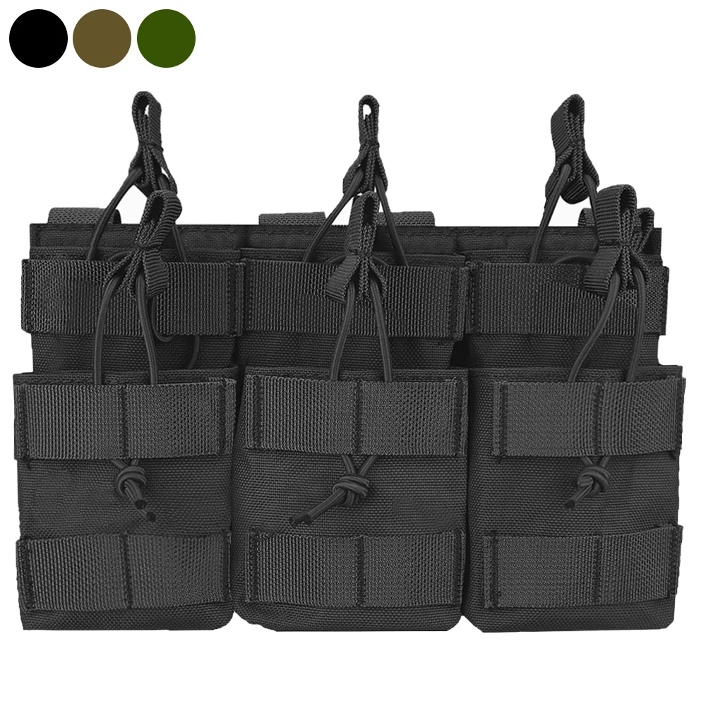Тактическая Сумка для магазина Molle двухслойная Тройная Магнитная сумка