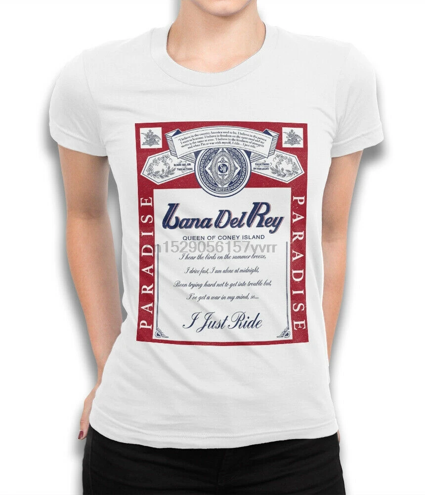 Женская футболка из хлопка премиум класса Lana Del Rey |