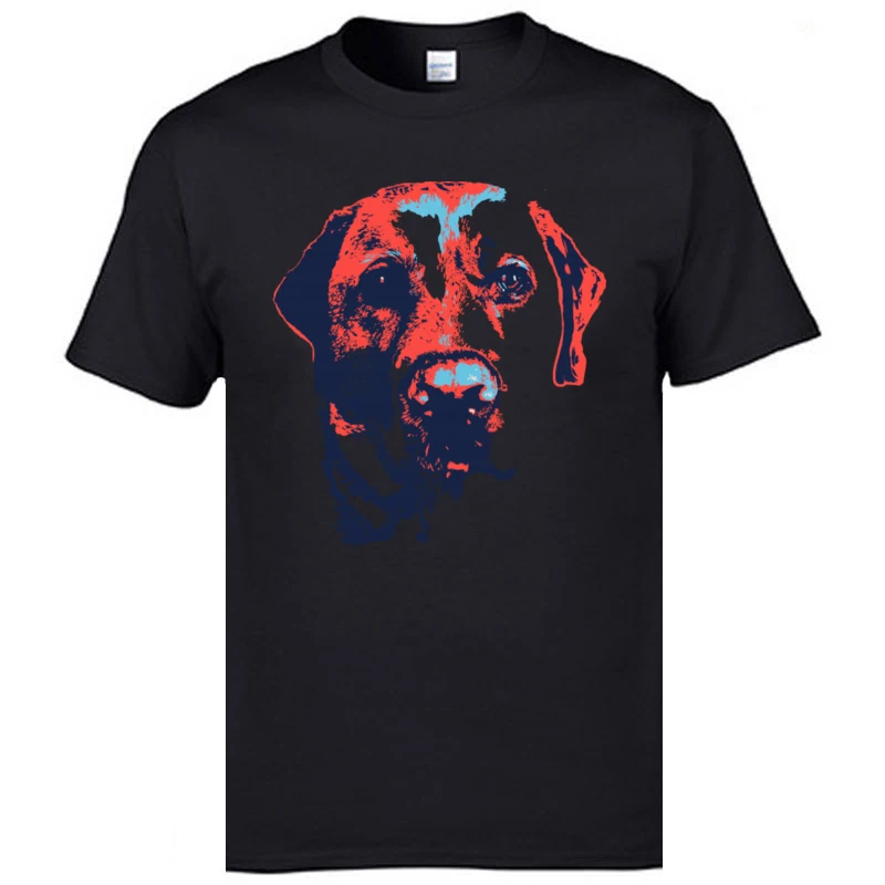 New Design Patriotic_Labrador_2445 Street Short Sleeve T-Shirt Summer O Neck 100% Cotton Tops & Tees for Boys T Shirt Printed Patriotic_Labrador_2445 black
