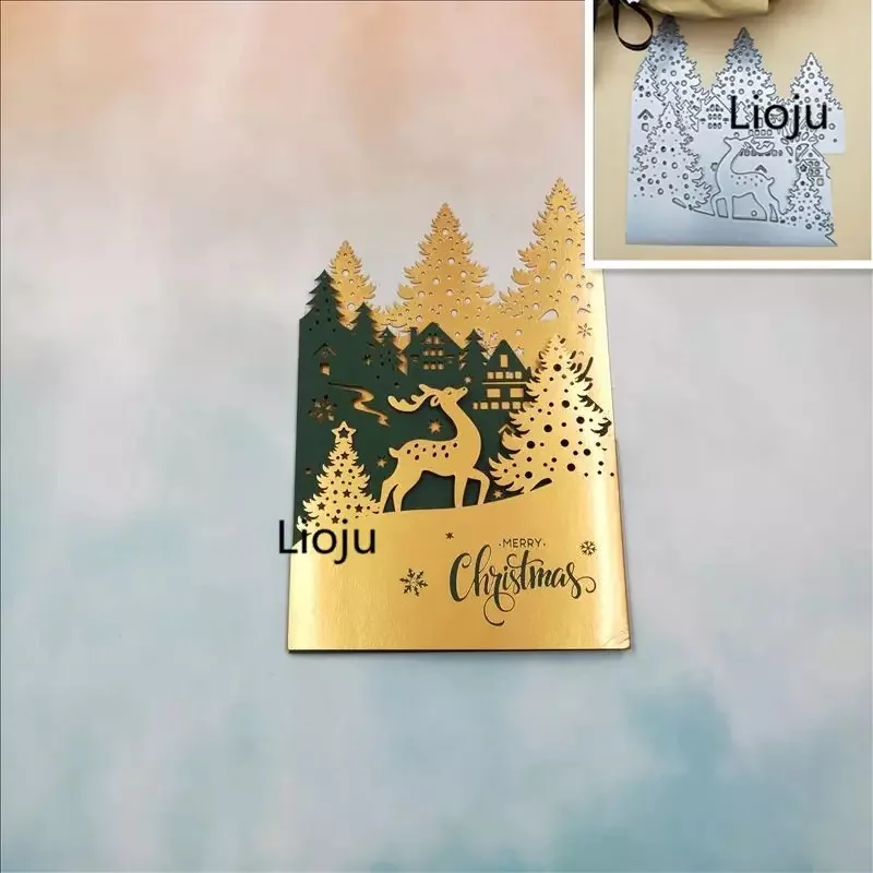 Новинка 2019 г. декоративные штампы в виде рождественской елки для оформления