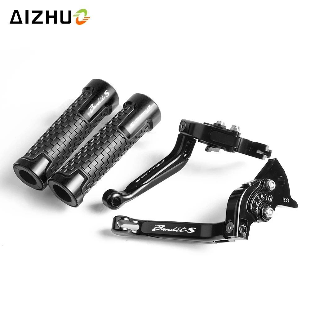 Рычаг сцепления тормоза мотоцикла adjustable+ рукоятки руль для SUZUKI GSF600S GSF 600 S BANDIT GSF250 GSF 250 Bandit