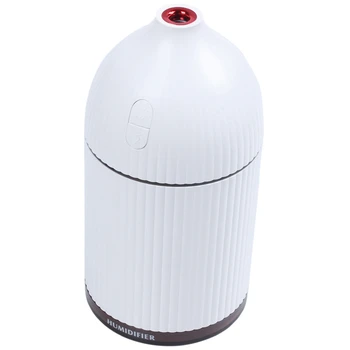 

300Ml Aromatherapy Diffuser Usb Ultrasonic Air Humidifier Mist Maker Aroma Essential Oil Diffuser For Home With Led Light