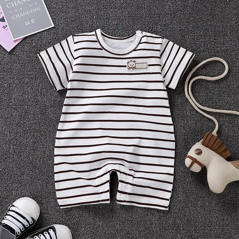 2021 Summer Baby Mickey Minnie Clothes Rompers For Baby Infant Clothing Jumpsuit Baby Boy Girl Clothes Short Sleeve Romper Baby Bodysuits are cool Baby Rompers