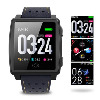 

New Smart Bracelet Heart Rate Sphygmomanometer Step Calorie WeChat Prompt Dynamic UI Watches Smart Watch
