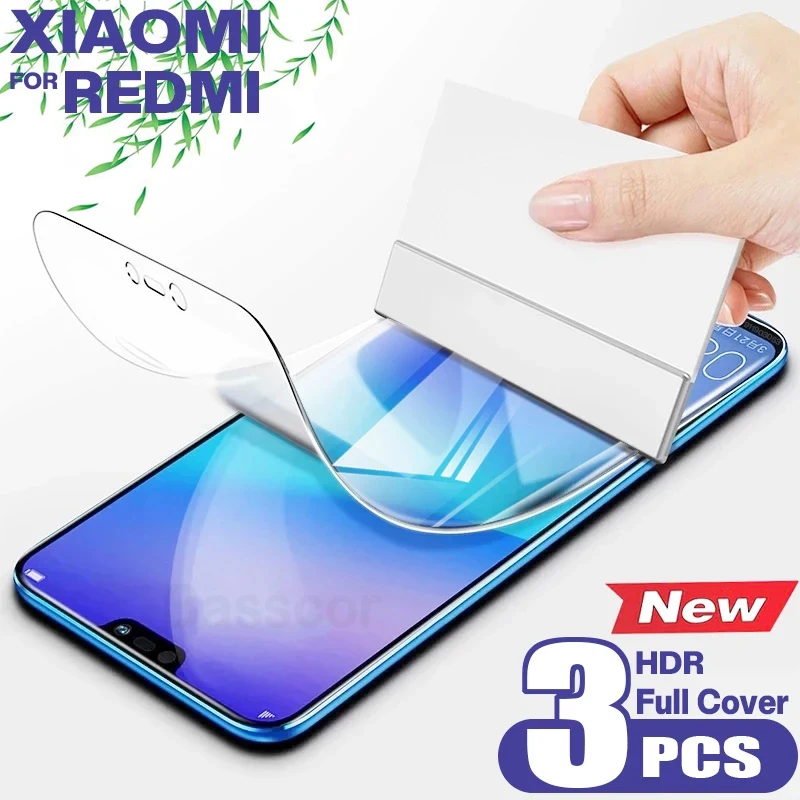 3Pcs-Hydrogel-Film-on-the-Screen-Protector-For-Xiaomi-Redmi-Note-10-9 ...