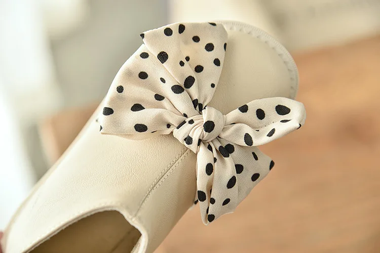 Детские полусапожки, осенне-зимняя детская обувь из искусственной кожи для девочек, милые ботинки с бантом для детей, Модная хлопковая обувь для девочек, размер 21-3