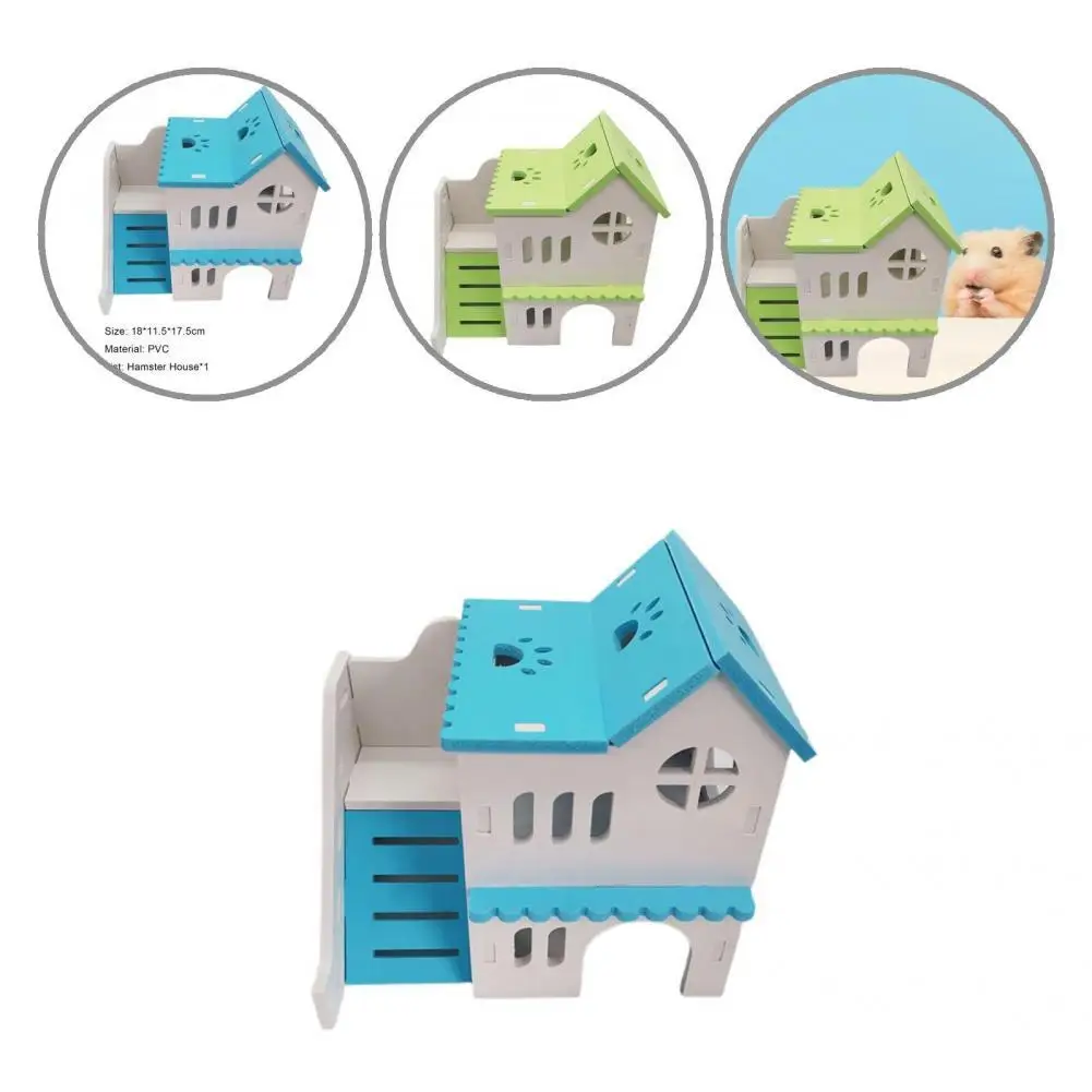 Eco-friendly Hamster Sleeping Hut Accessories Toy Chinchilla Breathable Stable Structure | Дом и сад