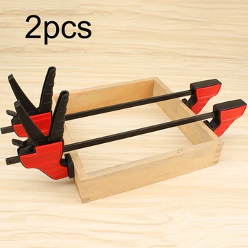 

2pcs 210mm F Clamp Woodworking Plastic Quick Grip Woodworking Clip Hand Tool Set