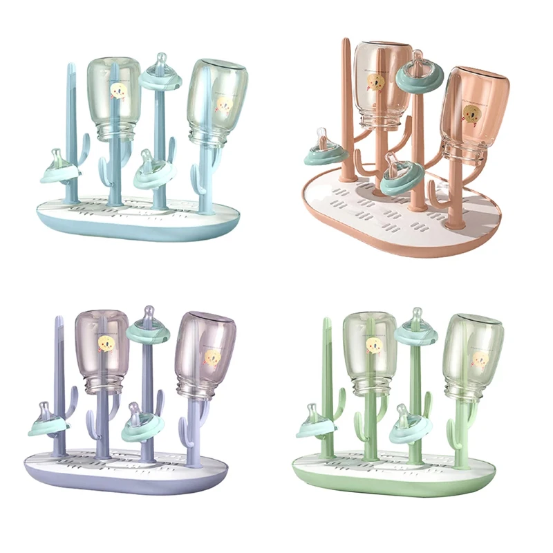 

4 Color Baby feeding bottle drain rack, nipple feeding cup holder, storage drying rack, bottle cleaning and drying machine